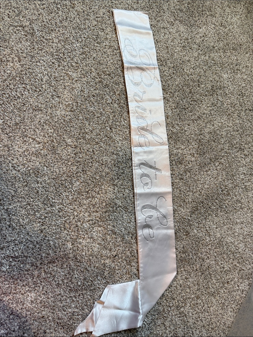 Bridal 'Bride to Be' Satin Sash